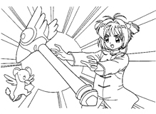 Cardcaptor Sakura Coloring Page